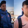 Los jugadores del FC Barcelona rumbo a Sevilla antes del retraso de su vuelo
