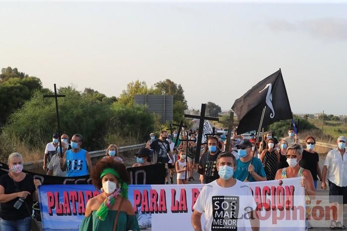 Protesta contra el estado del Mar Menor