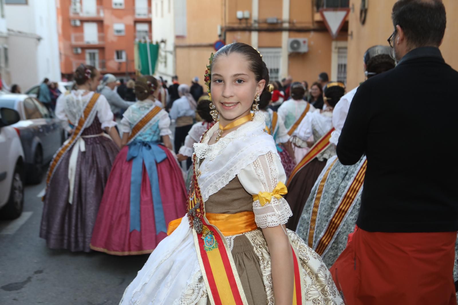 Así ha sido la multitudinaria "recorreguda" fallera en Xàtiva