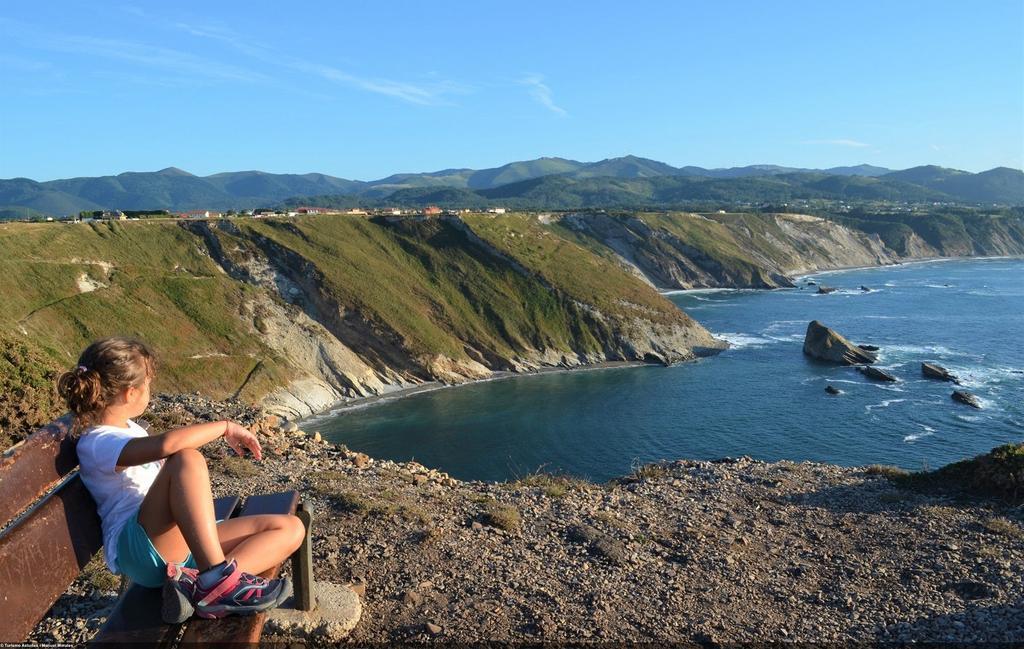 Vista desde el banco de Cabo Vidio.