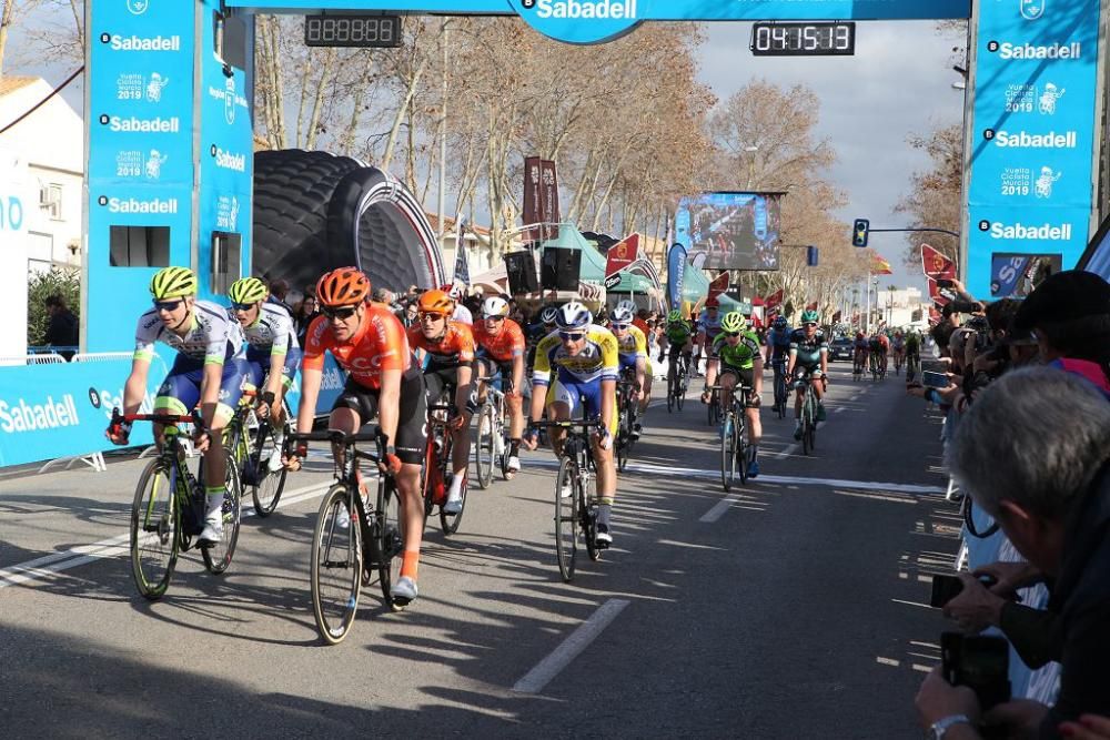 Llegada de la Vuelta a Murcia-Gran Premio Sabadell en San Javier