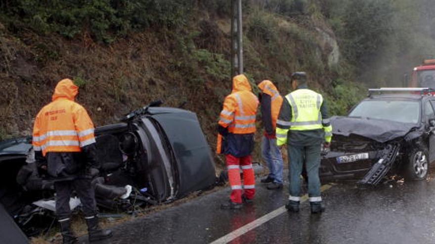 Accidente en Ourense.