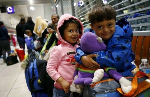 Alemania y Austria reciben a los refugiados