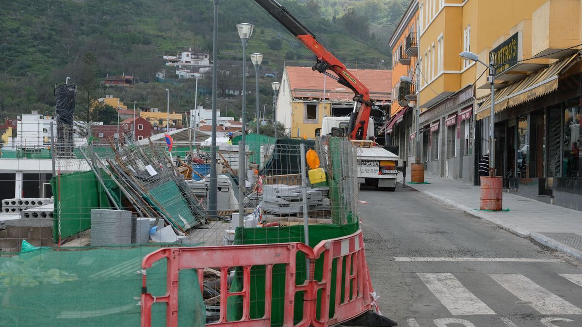 Obras en el casco de San Mateo