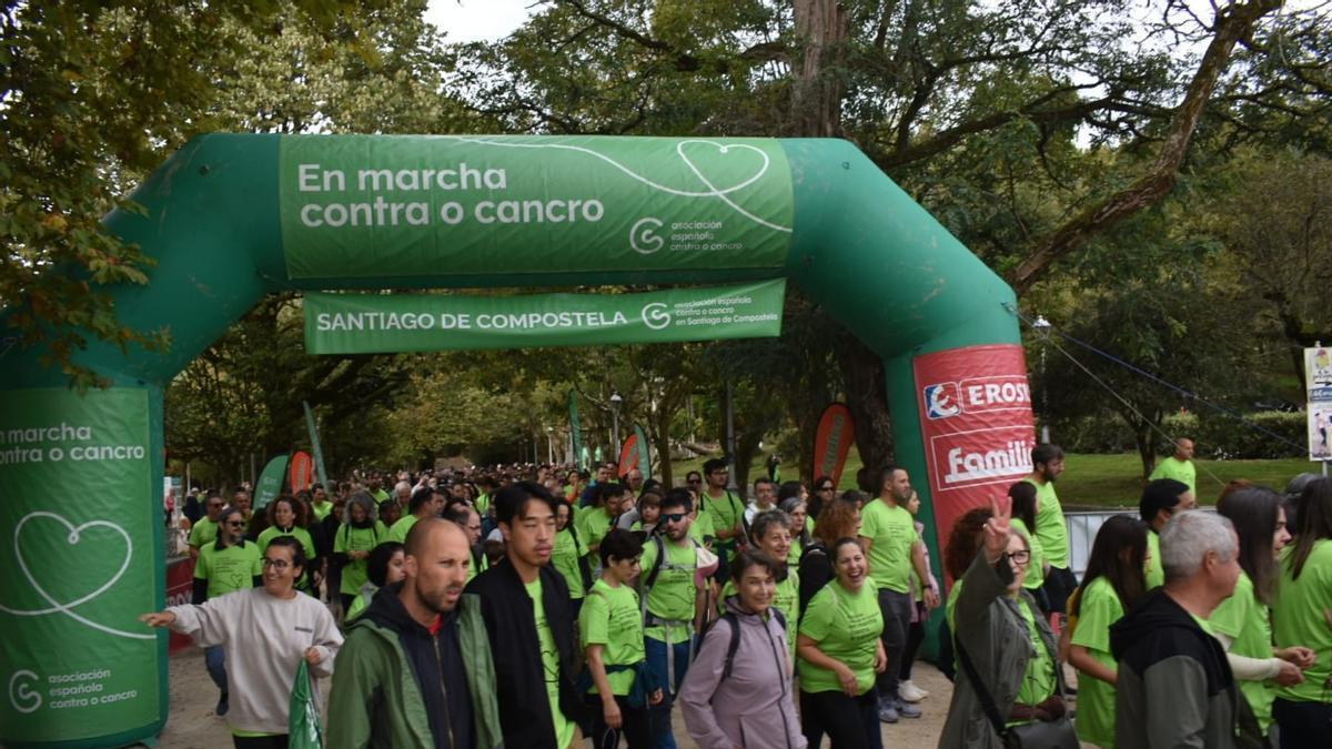 La andaina solidaria En Marcha Contra el Cáncer de Santiago tendrá lugar el 26 de septiembre.