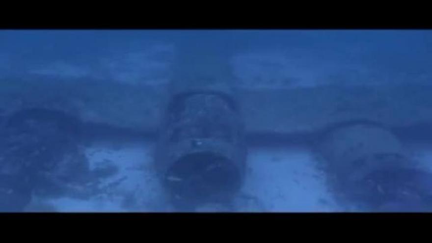 JU-88 vor der Küste von Menorca entdeckt