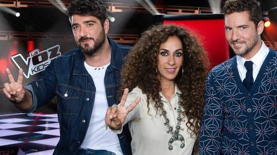 Orozco, Rosario y Bisbal, en &quot;La Voz Kids&quot;.