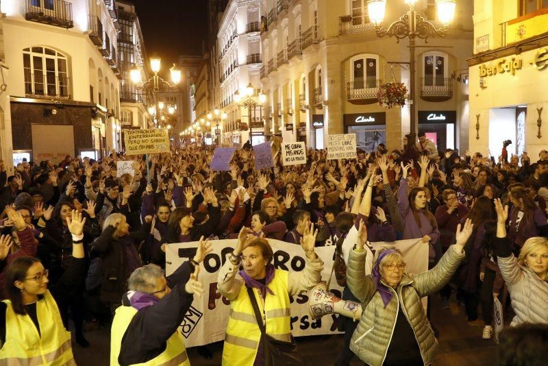 Fotogalería del 8-M en Zaragoza