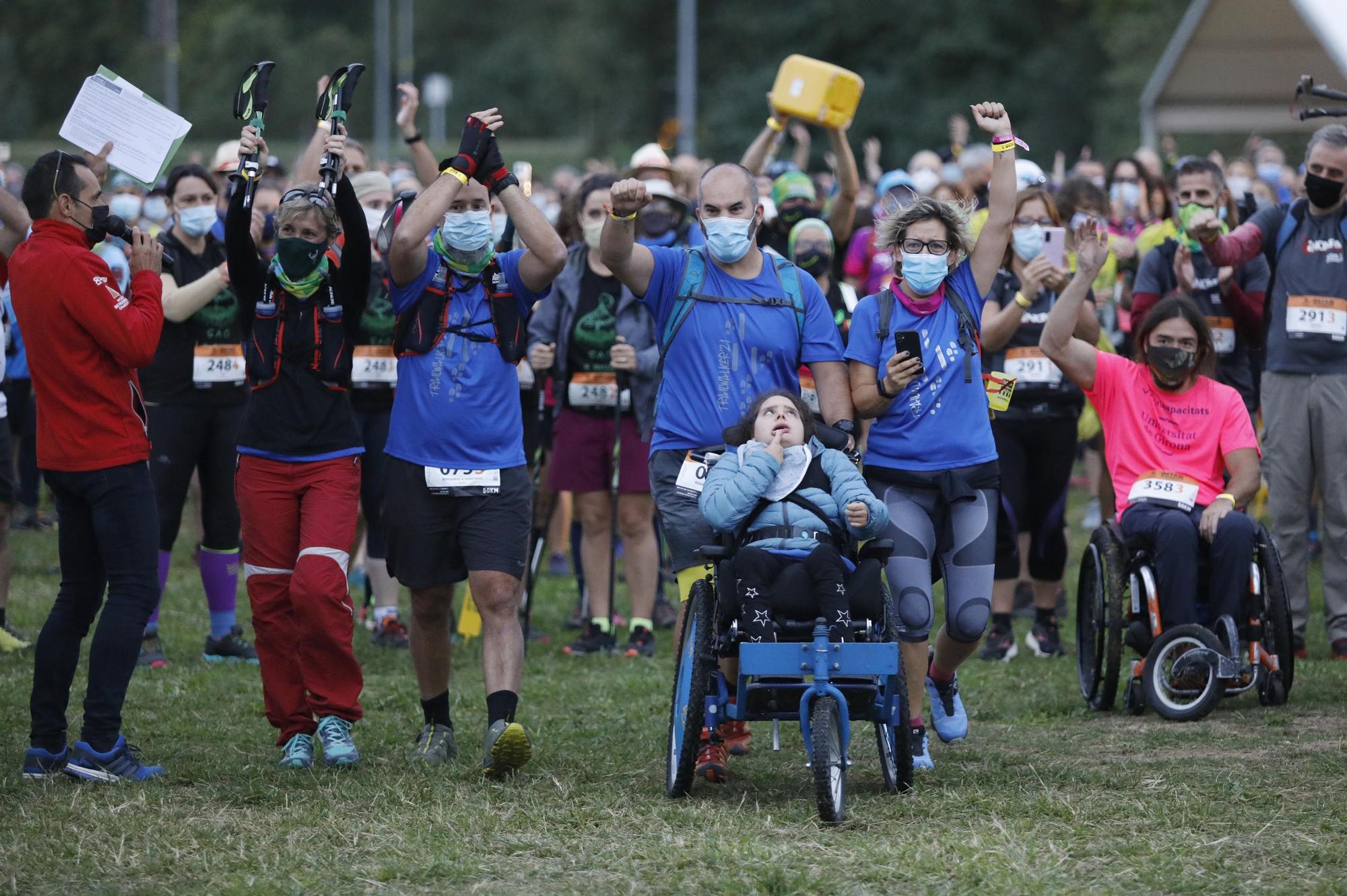 Més de 280 equips i 1.100 corredors participen en la Trailwalker entre Girona i Sant Feliu