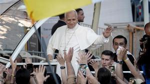 El papa León XIV en su reciente visita a España.