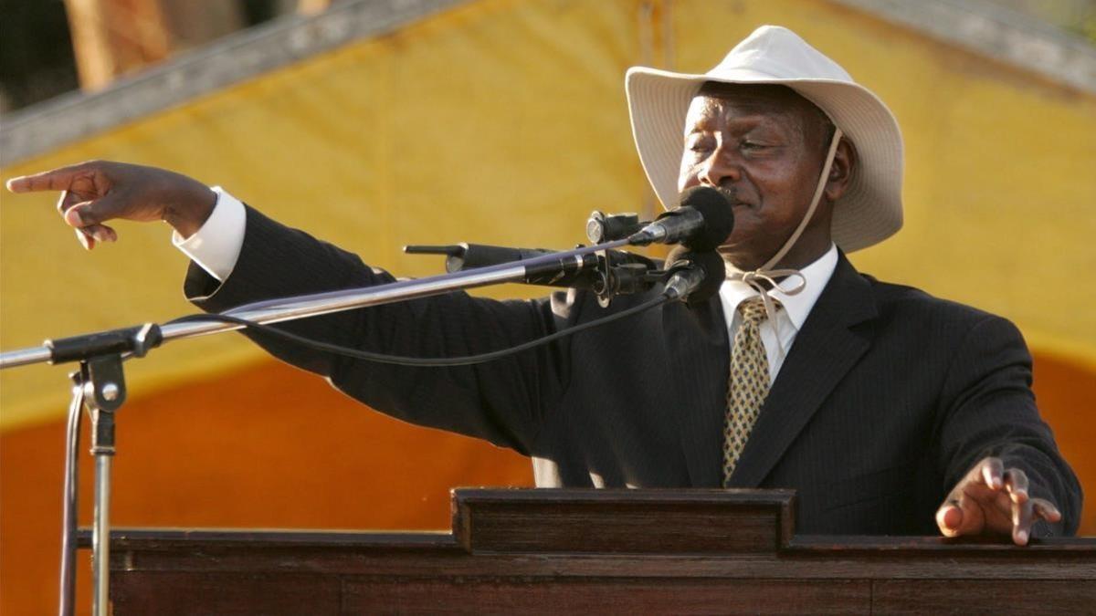 El presidente de Uganda, Yoweri Museveni.