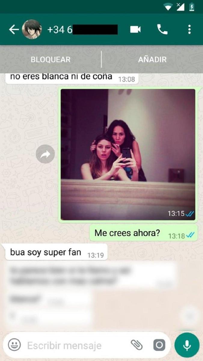 Con selfie y todo, para dar más credibilidad al asunto