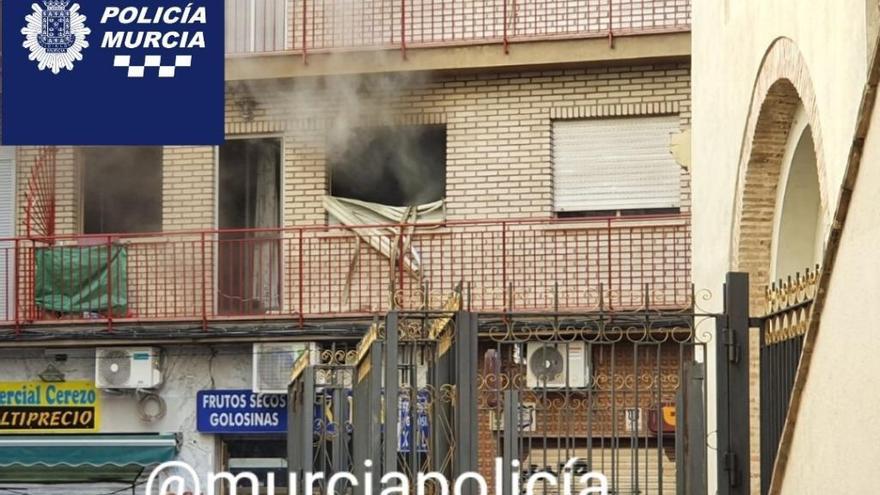 Extinguido un incendio en Murcia