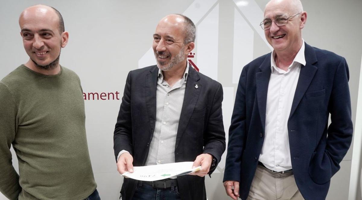 Pol Huguet, Marc Aloy i Albert Planell