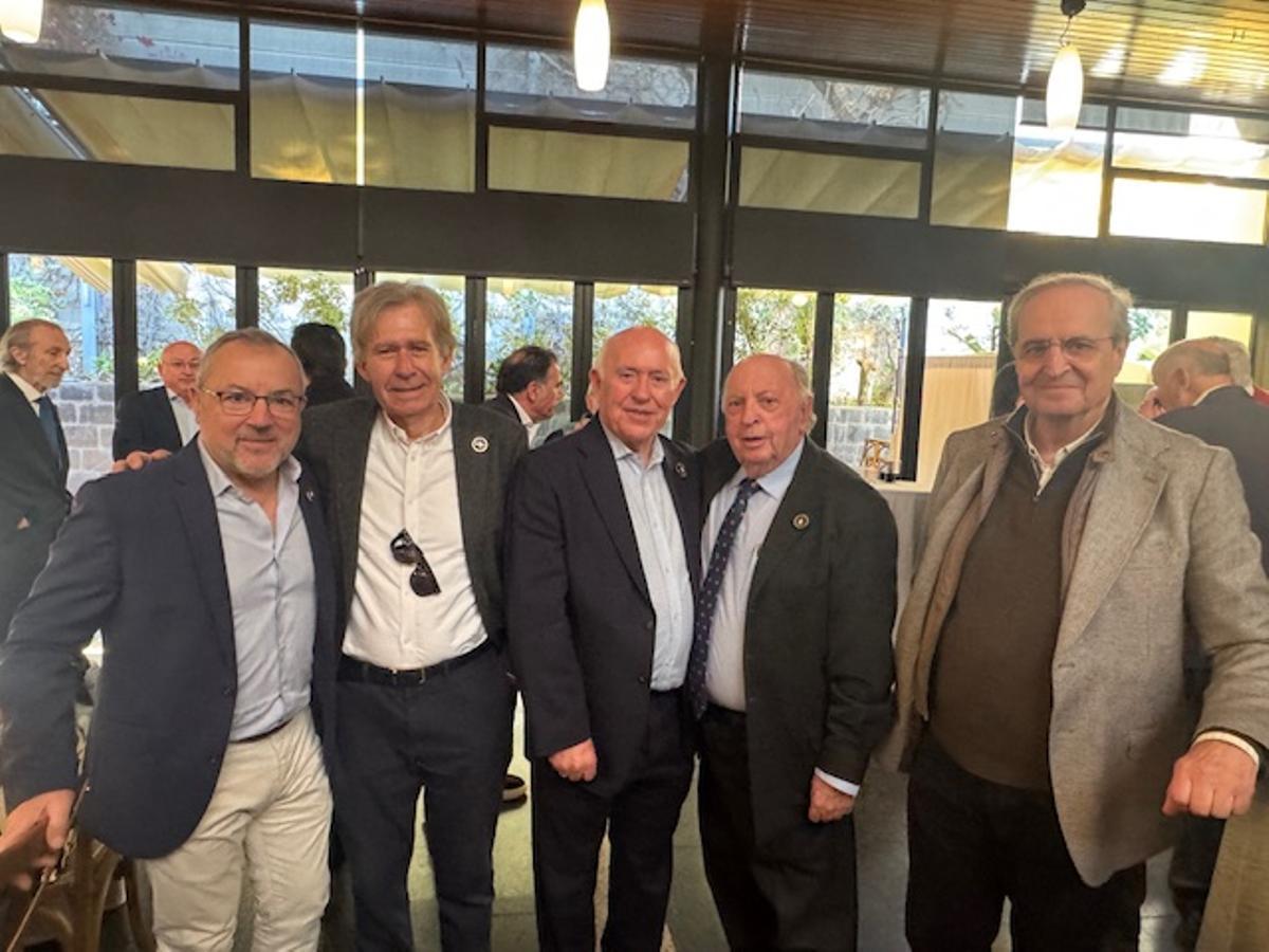 Demetrio Muñoz, Juan Argüello, Salvador Pérez, Vicente Farach y Moisés Jiménez.