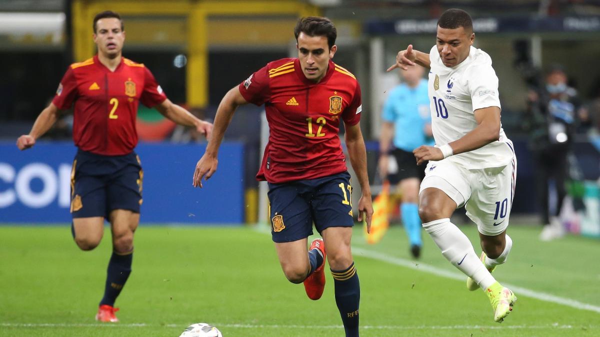 Eric Garcia no podía creerse que el árbitro concediera el gol de Mbappé