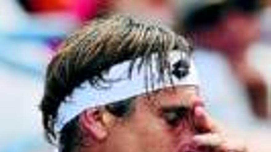 David Ferrer es eliminado por el francés Gilles Simon