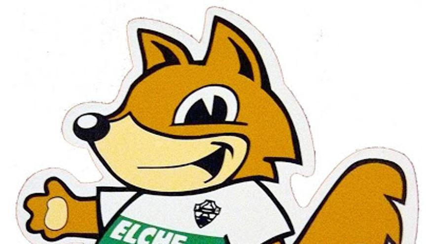 Una imagen de Datigol, que se convirtió en la mascota del Elche tras un concurso popular