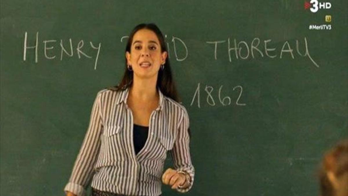 La profesora Silvana (Carlota Olcina) de la serie 'Merlí, de TV-3