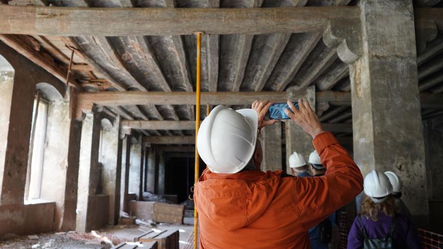 Imatge de l’interior de la Fàbrica dels Panyos (també coneguda com Can Miralda), propietat de l’Ajuntament de Manresa | ARXIU/MIREIA ARSO