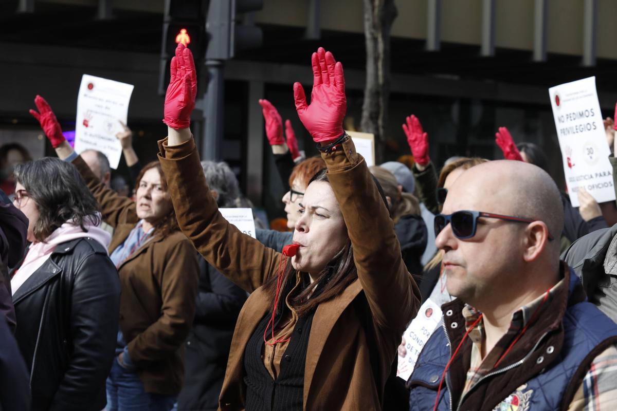 EN IMÁGENES: Así fue la manifestación de autónomos asturianos en Oviedo