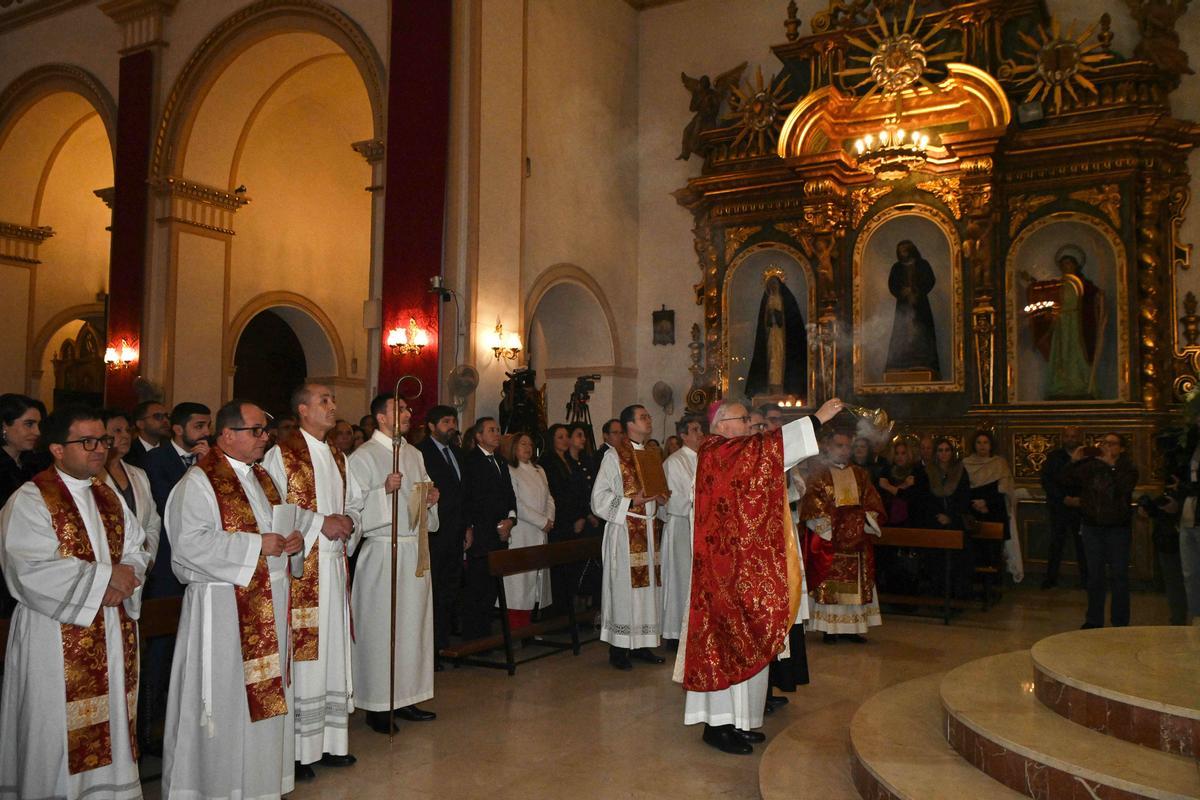Solemne eucaristía de apertura oficial del Año Jubilar de la Santísima Cruz de Abanilla.