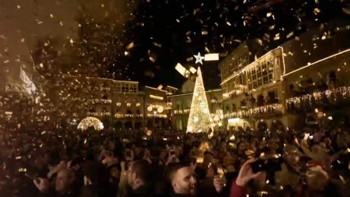 El resultado de la iluminación navideña de otras ediciones de "Juntos brillamos más"