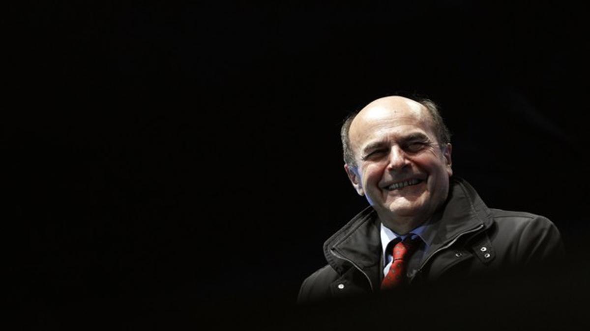 El líder del partido democrático italiano, Bersani,