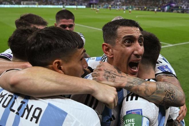 El gol de Messi ante México en el Mundial y la celebración de Argentina