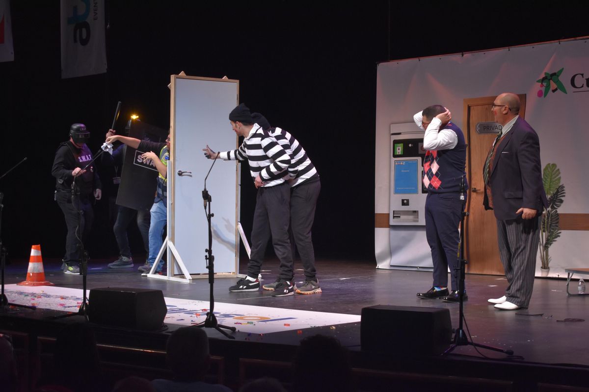 Parodia del cuarteto cordobés 'La banda de Cañete de las Torres'.