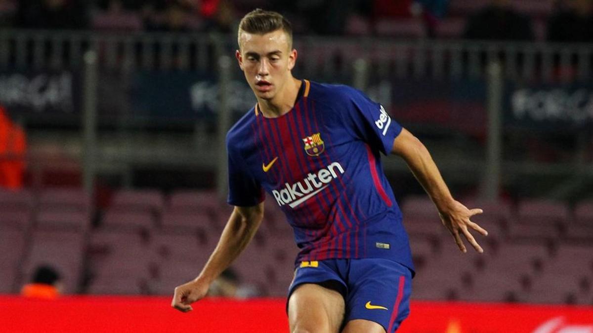 Oriol Busquets cumplió su sueño de debutar con el primer equipo del Barcelona