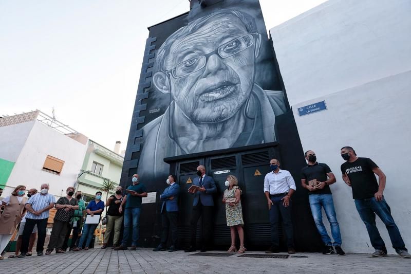Presentación oficial del mural dedicado a Andrés Domínguez Baute “Andresito”