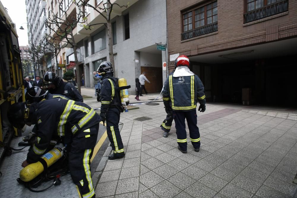 Incendio en Avilés