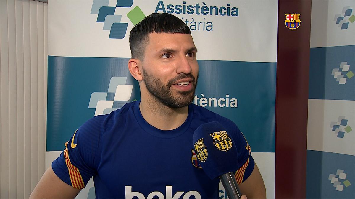 Las primeras palabras de Agüero como jugador del FC Barcelona