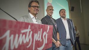 Declaracions d’Artur Mas en què demana una gran majoria el 27-S a favor de Junts pel Sí. 