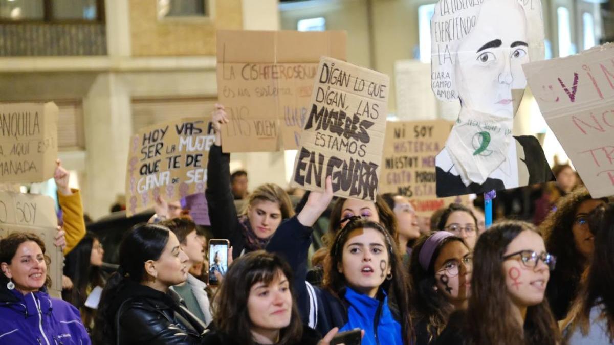 Manifestació del 8M 2020 a Figueres