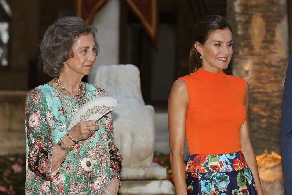 La reina Letizia y la reina Sofía en Mallorca