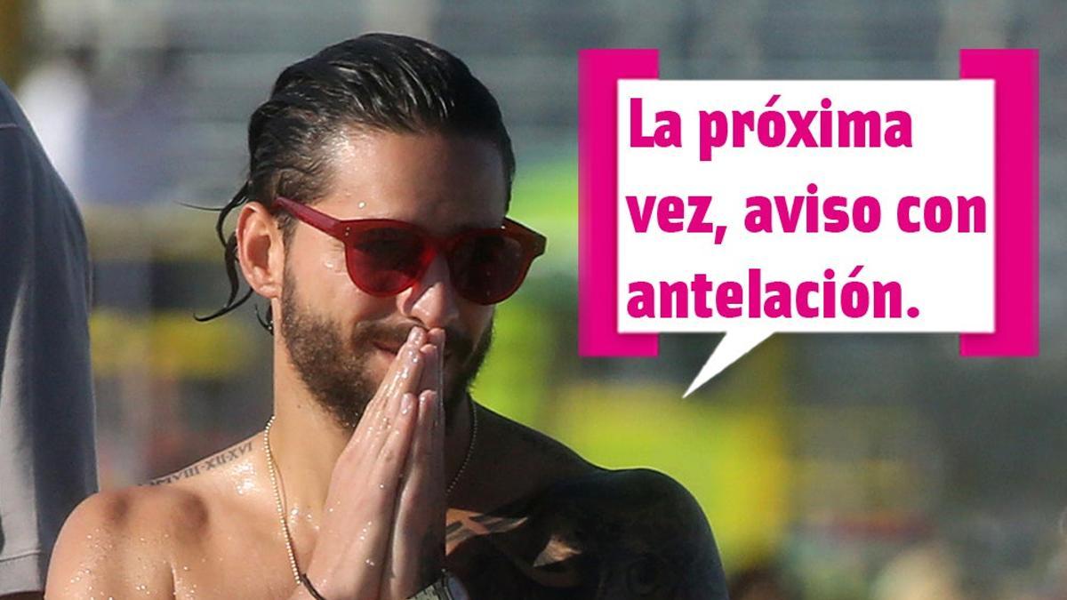 Maluma promete avisar la próxima vez