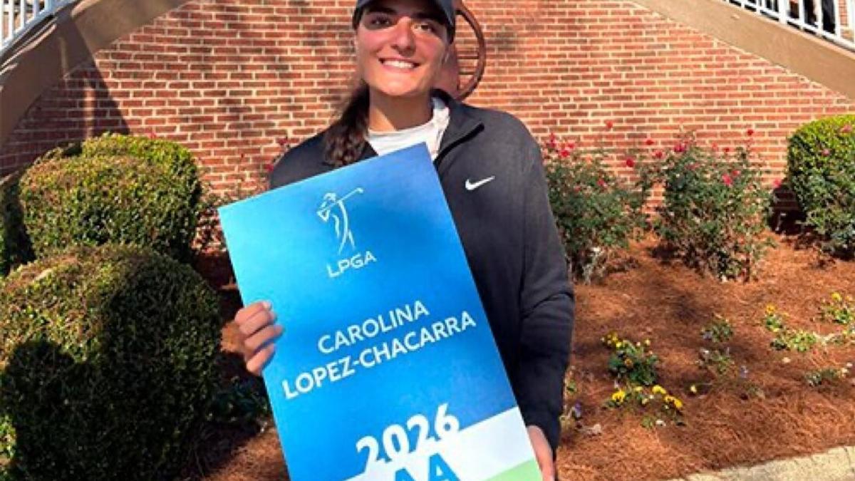 La joven madrileña, feliz por el éxito conseguido en Alabama y que la lleva al circuito de la LPGA