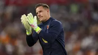 El doble enfado de Ter Stegen en San Mamés