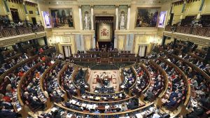 El hemiciclo del Congreso de los Diputados.
