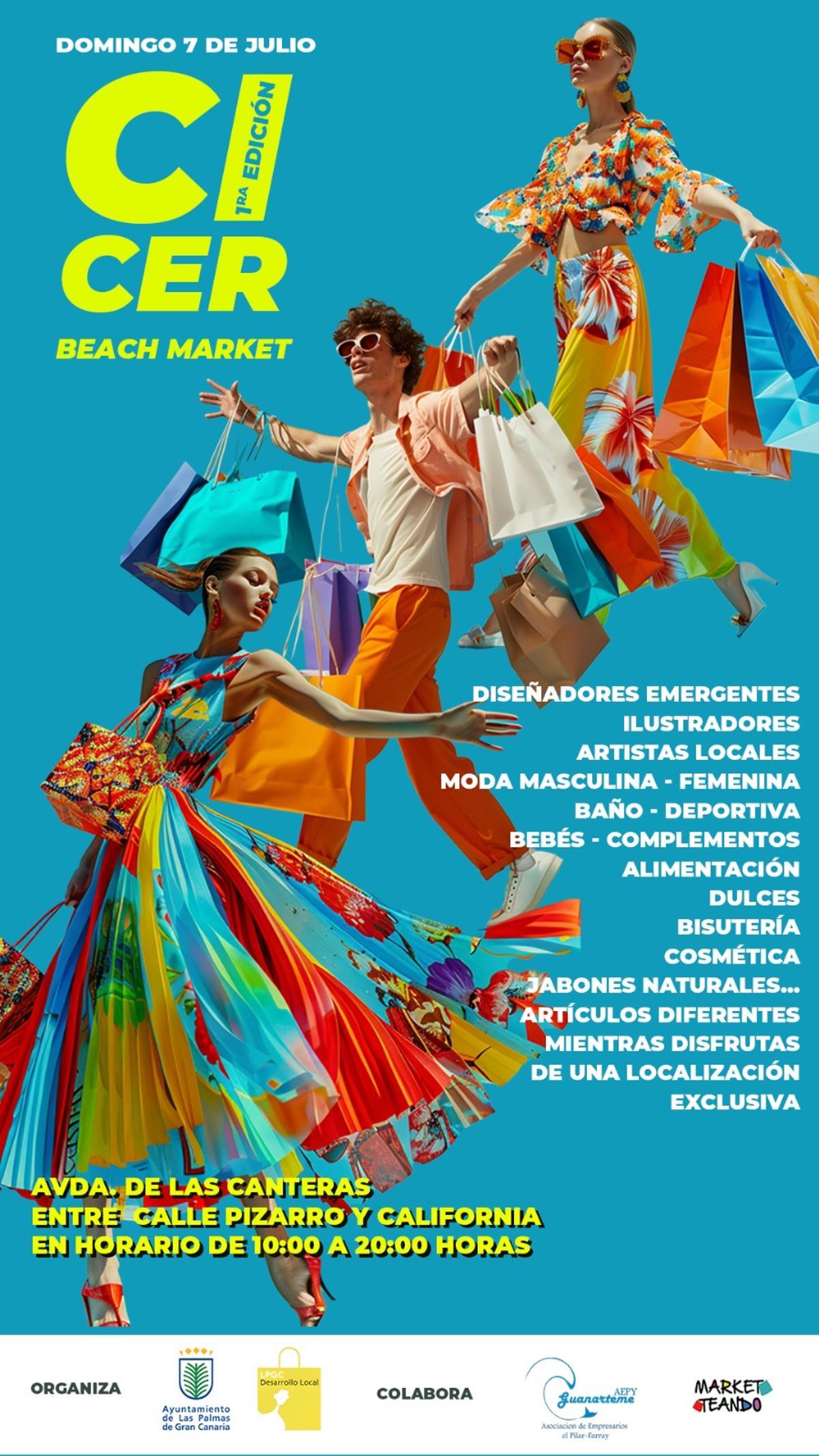 Cartel 'Cícer Beach Market'