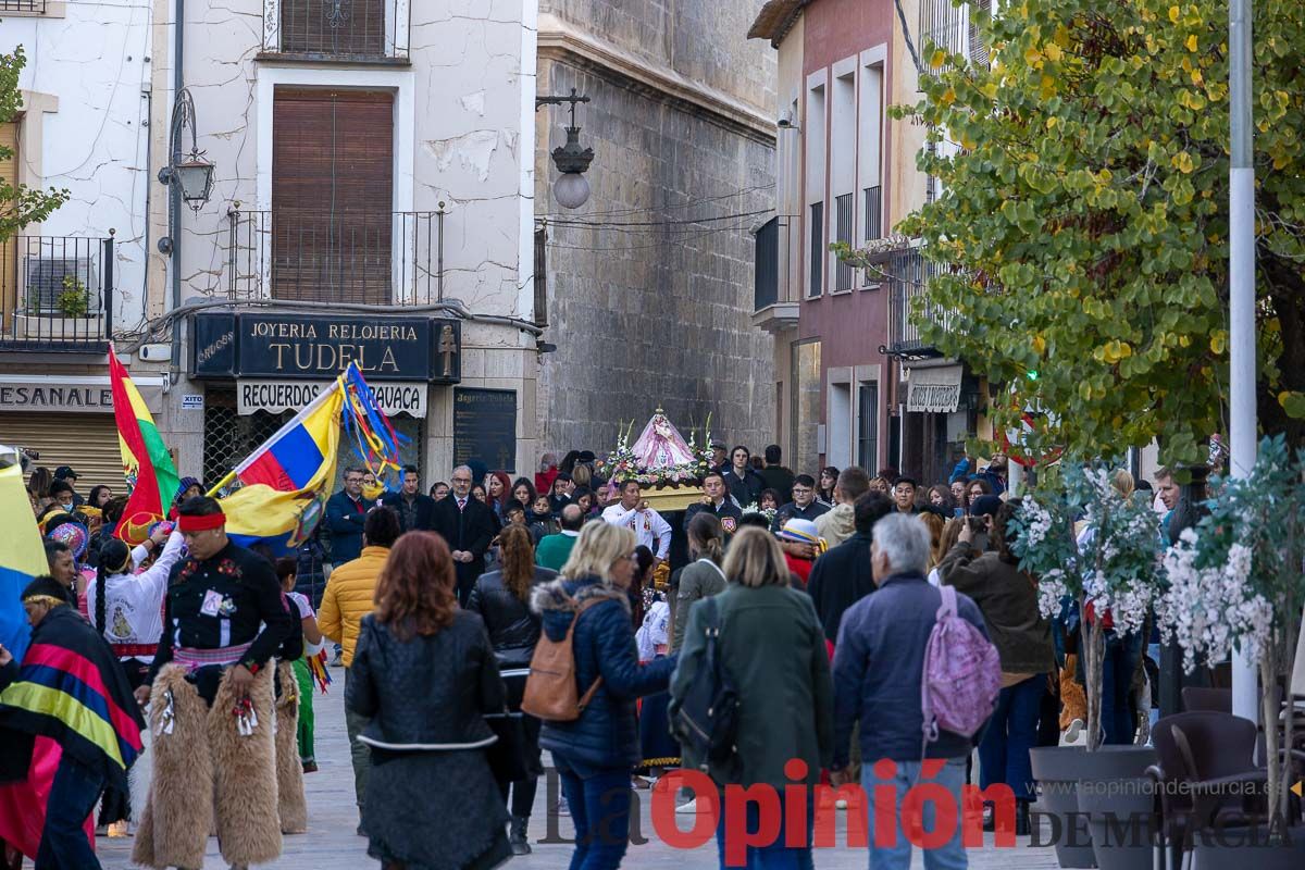 La comunidad ecuatoriana en Caravaca celebra la Virgen de ‘El Quinche’