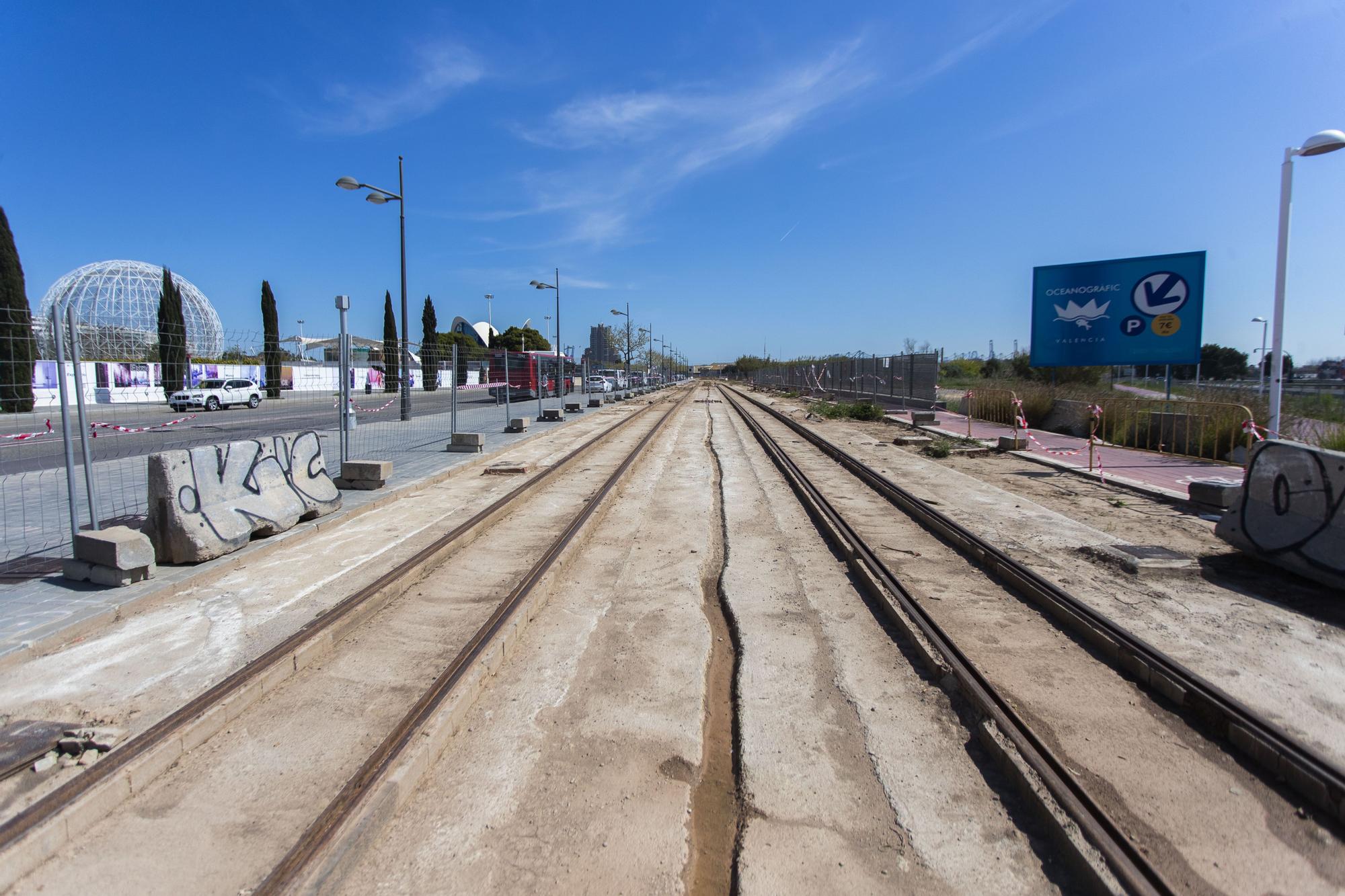 Así avanzan las obras de la Línea 10 de Metrovalencia