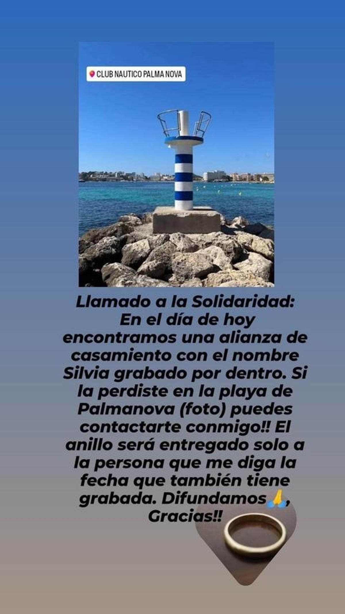 Esta es la publicación de Chiappetta en Instagram.