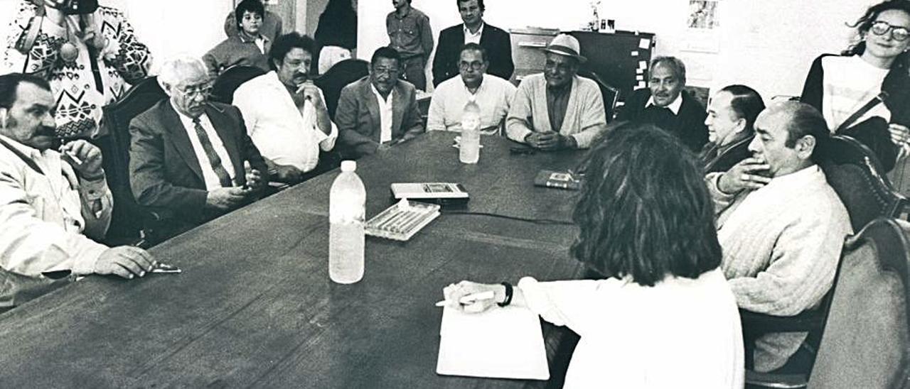 Miembros de la comunidad gitana, en una foto de archivo.