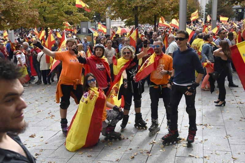 Manifestación contra el 1-0 en Zaragoza