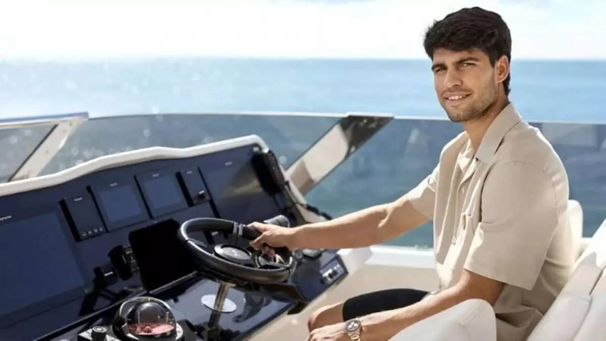 El luxós catamarà personalitzat de Carlos Alcaraz valorat en 10 milions d’euros