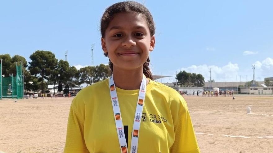 La atleta del CA Safor Teika campeona provincial