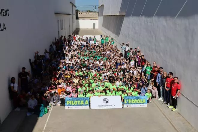 Trobada de Pilota a l’Escola de Silla